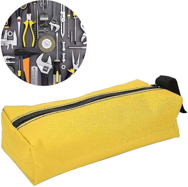 2 gule polyester værktøjsposer - lette, holdbare og bærbare værktøjer til