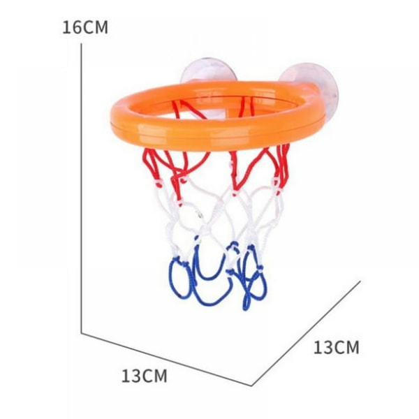 Basketballkurv til badekar med bolde - Badespil til småbørn