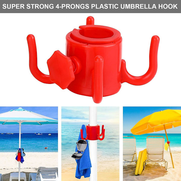 Ankare Paraplyställ, Plastparaplyhållare för Strand eller Golv, Hög Kvalitet Skruvbas Med Hacke