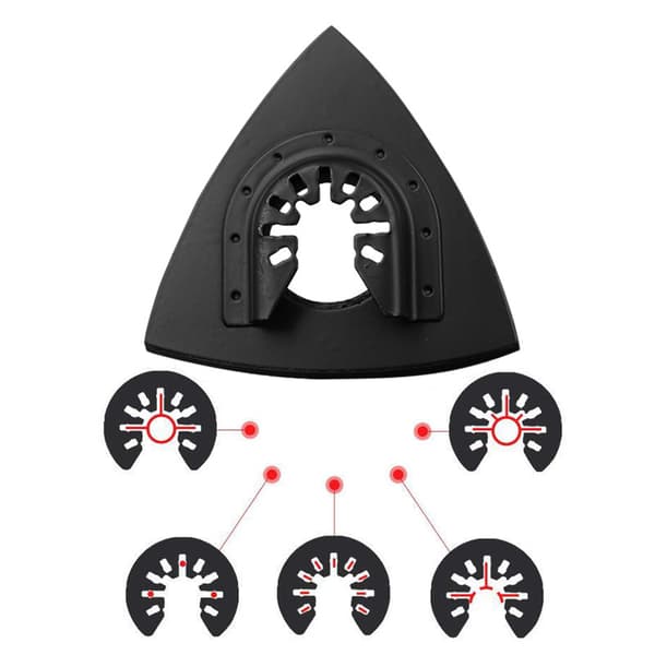 Universella triangulära slipdynor - kardborreband (2 st)