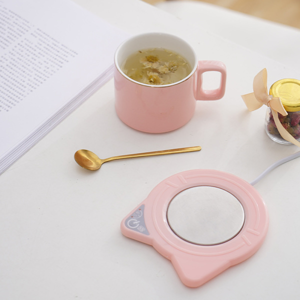 Smart kaffeværmer base, elektrisk kop plade, kompatibel med alle pink kopper