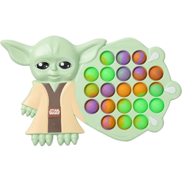 Baby Yoda Fidget Toy - Söt Yoda Fidget Toy Pop Bubble som minskar stress och ångest