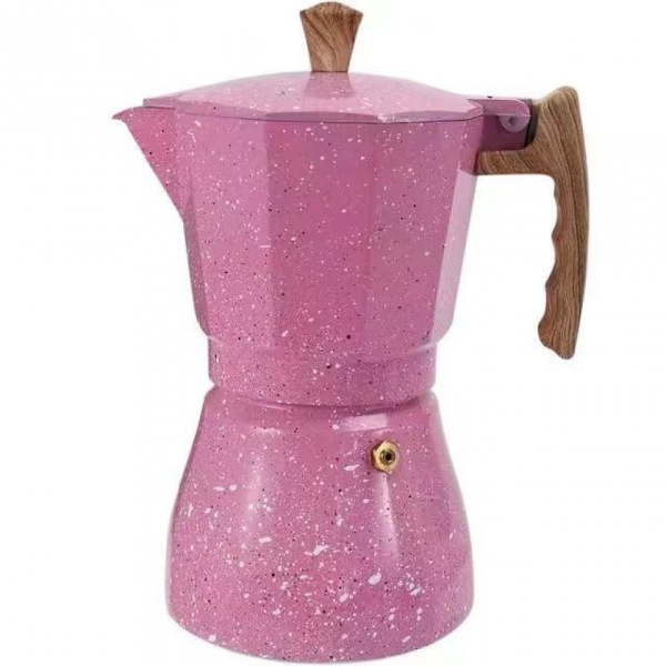 Komfur Espresso Maker - Moka Pot Kaffemaskine Til Gas Eller El - 3 Kopper Espresso Shot Maker Fo
