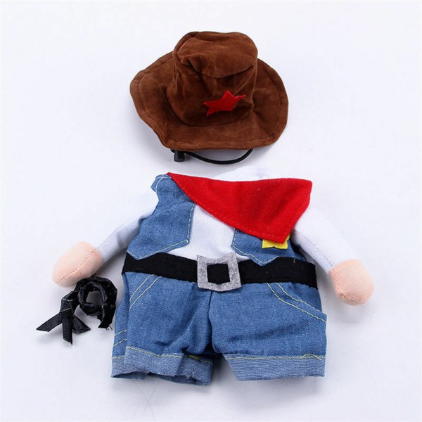Julekostymer for hund eller katt Cowboy med hatt