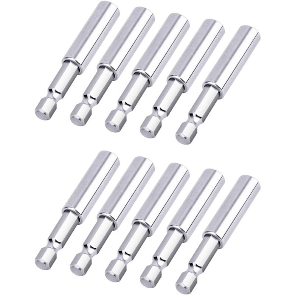 Magnetisk bitholder, stærk magnetisk bitholder, 1/4 tommer sekskantet skaft, egnet til trådløs skruetrækker/elektrisk boremaskine/slagboremaskine/magnetisk bitholderskruetrækker