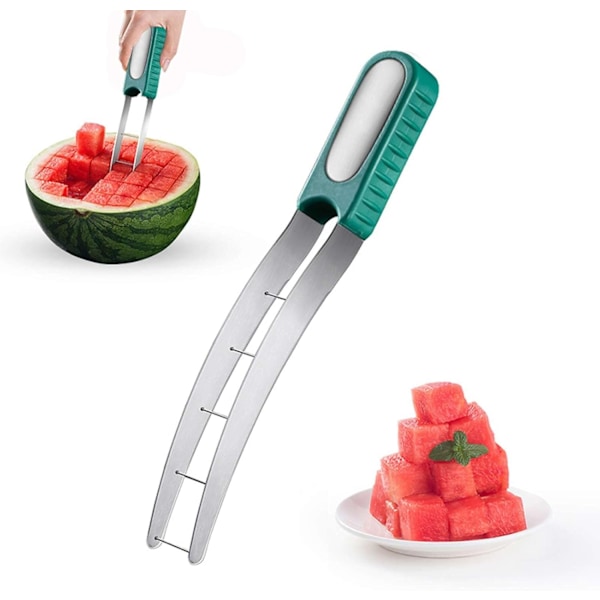 Vattenmelonsskärare - Vattenmelonsskärare i rostfritt stål | Säkra och snabba fruktklippverktyg, praktisk köksgadget