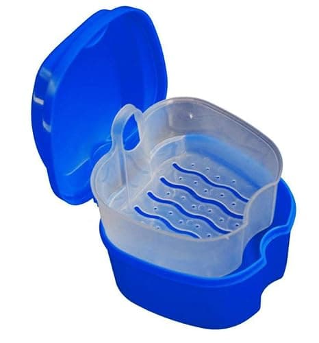 2-pack färger protesbadfodral kopplåda förvaringsbehållare med