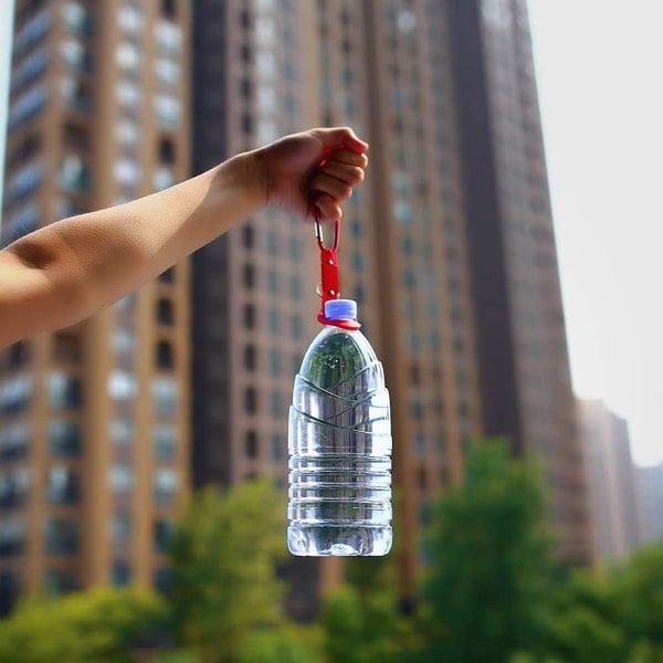 Vattenflaskspänne, 4 st hängande vattenflaskhållare krok, portabel utomhus