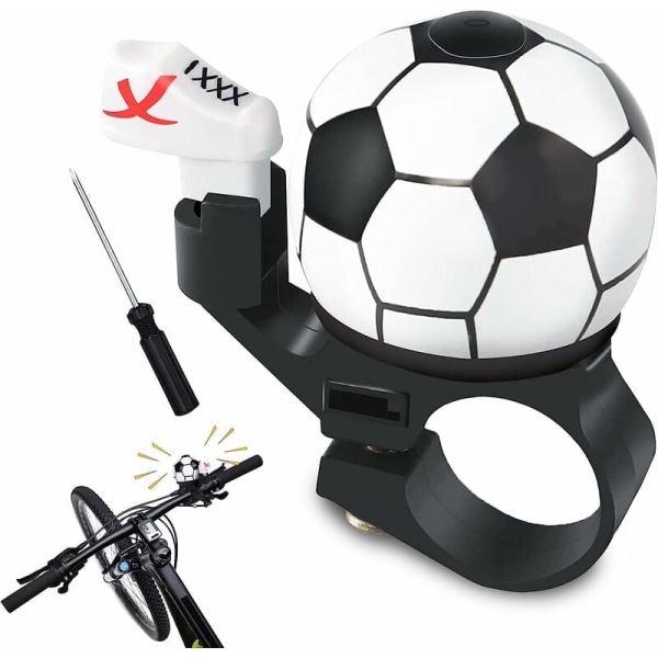 Sykkelklokke, Sykkelklokke Fotball Shape, Sykkelstyre Bell Safety Be