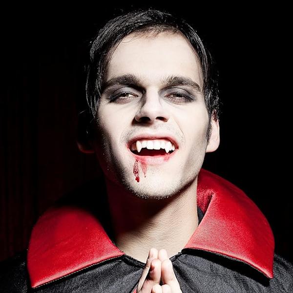 2 st julvampyrtänder, infällbara vampyrfångar, cosplay-accessoarer