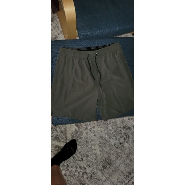 Herrebadebukser Hurtigtørrende Strandshorts med Lynlåslommer og Mesh-for