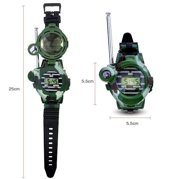 Lasten katselukello Walkie Talkies, kaksisuuntaiset radiot Walky Talky lapsille