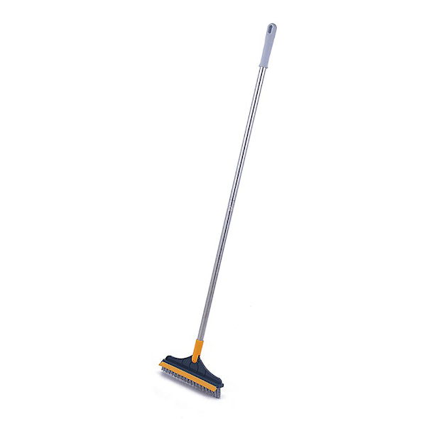 2 i 1 Kök Golv Skrubbborste 110cm För Badrum - Gul Grön