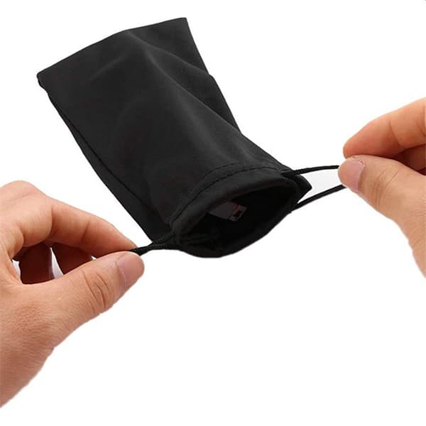 Brillerpose, Solbrillepose, Brillepose med snørelukning, Bærbar Brillepose, Brilleopbevaringspose 10 stk.