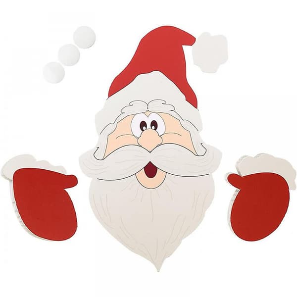 Juldekoration staket tomte röd