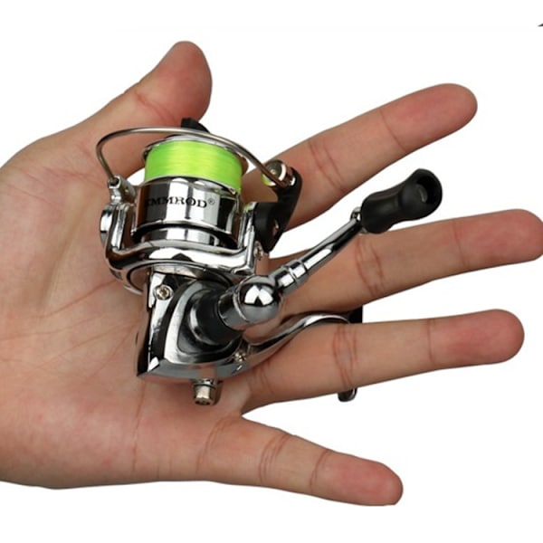 Mini 100 Spinning Reel - Kalastustarvikkeet Pieni Spinning Reel 4.3:1 Metalli