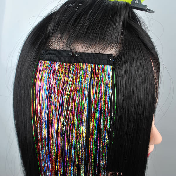 Clip-on løkker / Hår extensions - 15 farger