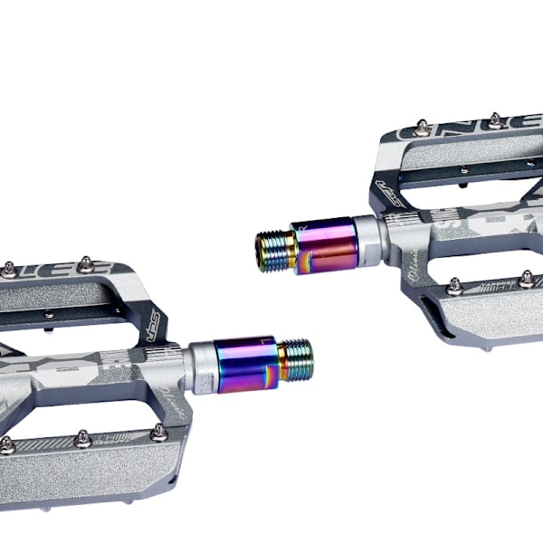 Blå 2 stk. Mtb Mountain Road Pedal Extenders Adapters Spacers