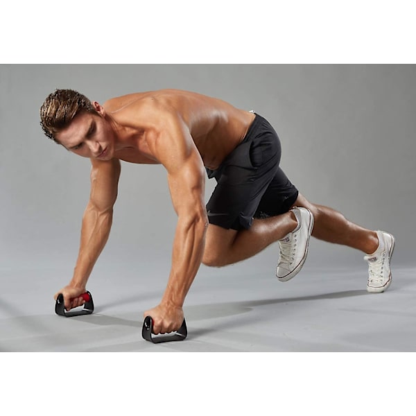 Push Up Bar Push Up Bar Stand Pushup Övre Kropp, Armar, Bröst Och Ryggträning Röd