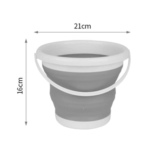 3 Liter Sammenklappelig Spand Kompakt Design til Pladsbesparelse Ideel til Indendørs