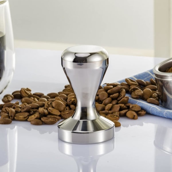 Rustfrit stål kaffemaskine Tamper Barista Espresso Tamper 51 mm Base Coffee Bean