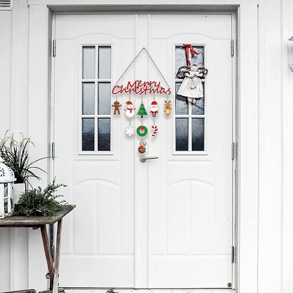Juldiamantmålning Väggdekor Julgranhänge Väggdekor 5D Diamantmålningssats för Barn Vuxna