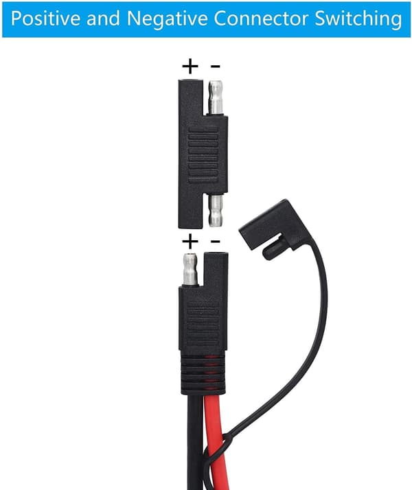 Solcelle PV-stik til SAE 10 AWG PV-kabel til solpaneler Batterioplader