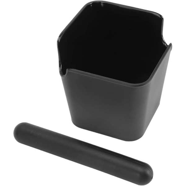 Kaffe Knock Box, Beholder for Kaffegrunn Potten i Rustfritt Stål Grind Dump Bucket Container for Hjemme Kaffe Melk Te Kaffemaskin