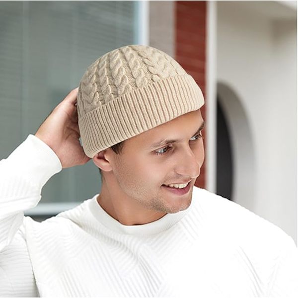 Vintervarma Stickade Mössor Herrar Kvinnor Beanie Hat Swag Miki Hat Unisex Fiskehatt Trawler Watch Cap