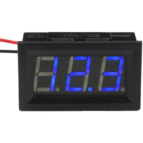 Nyt LED digitalt displaypanel 30V 0,36 tommer tretråds voltmeter DC voltmeter