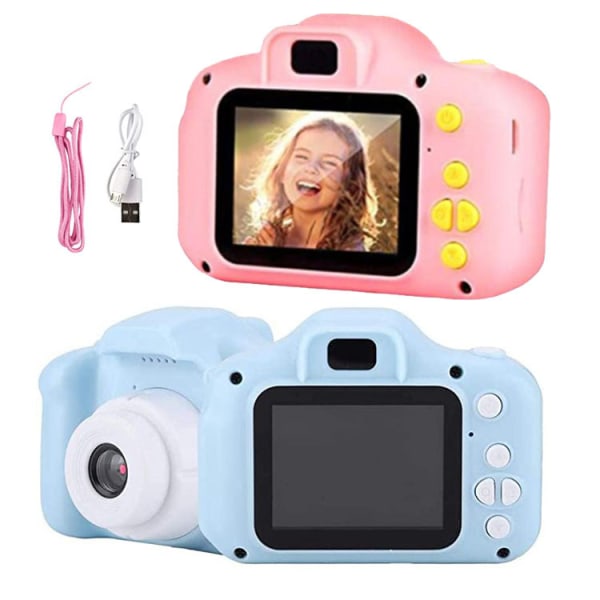 Uppgradera Selfie-kamera för barn, julklappar för födelsedagspresenter för flickor i åldern 3-9, HD