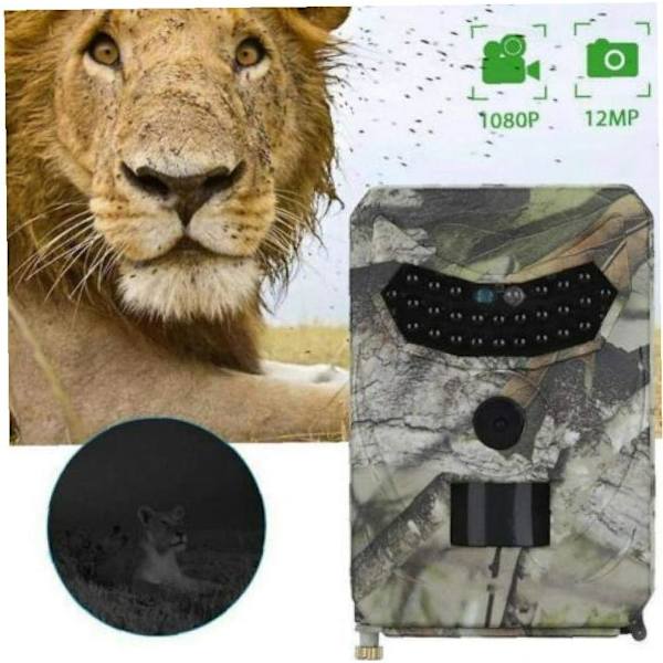 Viltkamera 1080p 12mp Utomhus Jakt Kamera Med Kamera Spel Nattseende Infraröd Vattentät Scouting
