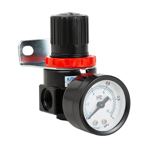 1 st lufttrycksregulator, AR2000 G1/4 luftdriven kompressor med tryckmätare