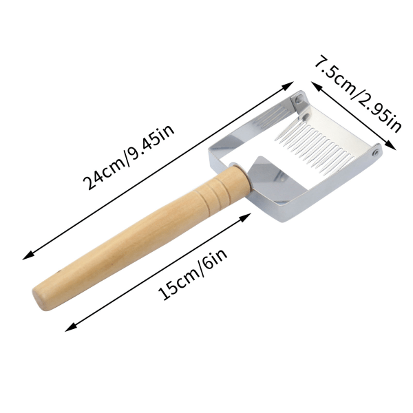 Honungsgaffel 1 st Honungsspade Biodling Verktyg Honungsbi Biodling Utrustning