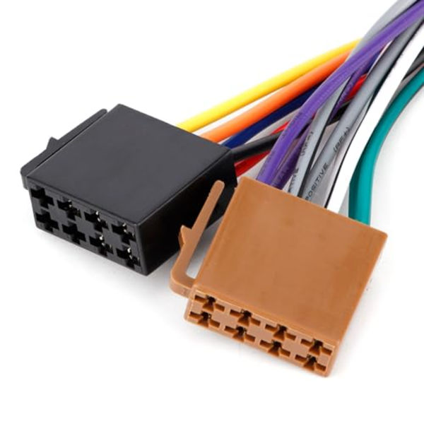 Radioadapter-stik, Bilradio-kabelstik, Stereoadapter-kabel, ISO-stik Kompatibel med E36 E46 E39