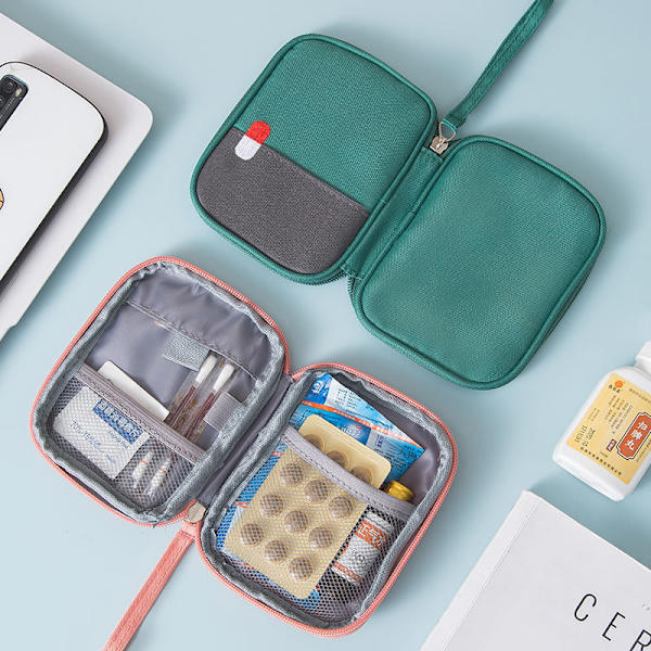 Första hjälpen-kit Första hjälpen-väska Packade medicinska förnödenheter Nödkit för bil Camping Resor