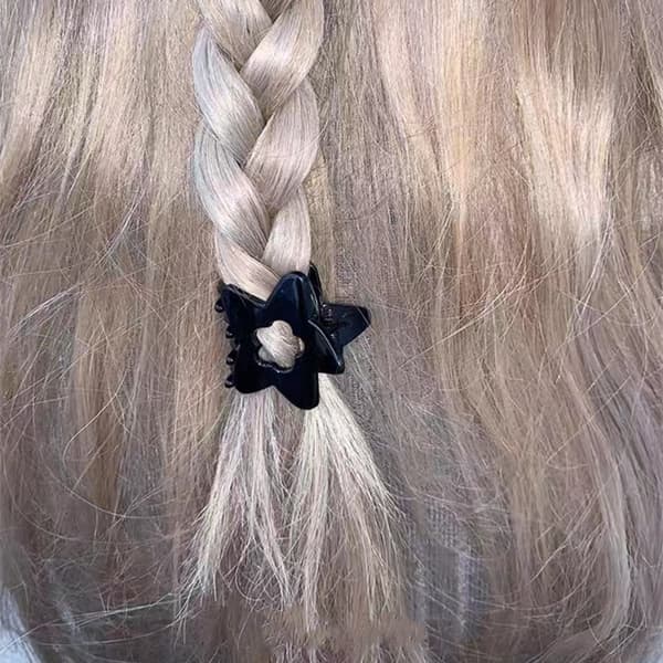 4 stk. Mini hårklemme Søde hårnåle Hårgriber Hårklemmer (stjerne)