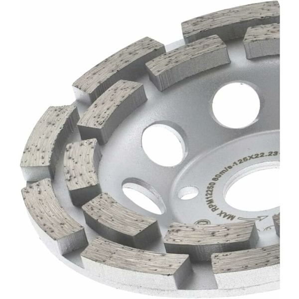 Premiumkvalitets universell betongslipdiamantklinga 125 x 22,2 mm PDX