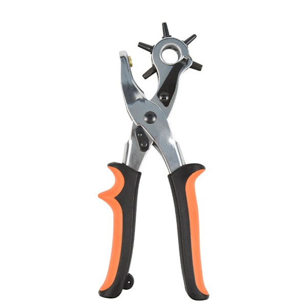 Leather Punch Pliers, Belt Hole Punch with 6 Punch Sizes, Leather Punch, Le