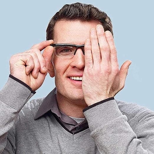 Justerbare lesebriller Myopia Eyeglasses, innovativ Power Optics Techno