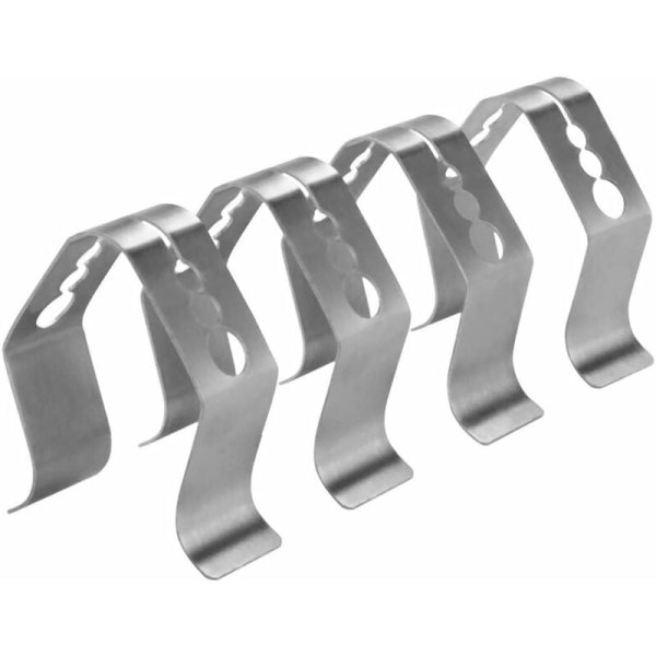 4 stk. kødtermometer klipsholder, rustfrit stål termometer temperaturholder
