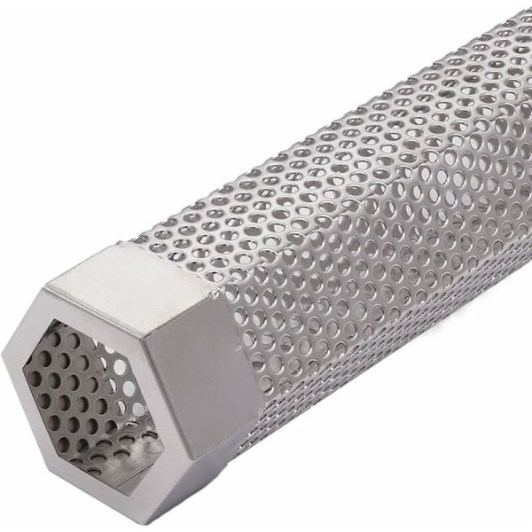 12'' Premium Pellet Smoker Hexagonal Rustfrit Stålrør BBQ Røg Generator