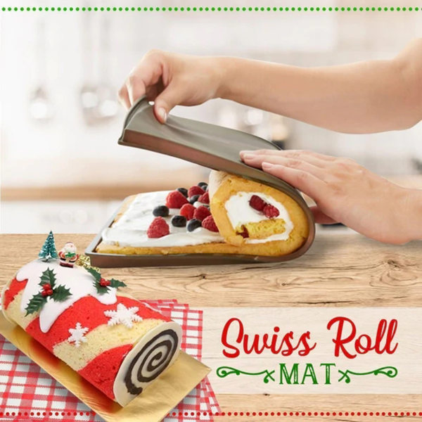 Swiss Roll Cake Matt Pad Bakeform Konditorverktøy Silikon Nonstick Baking R