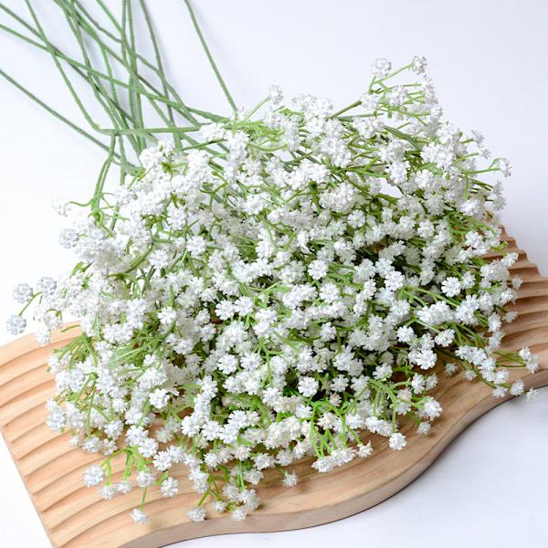 Sæt med 6 stk. realistiske, smukke kunstige blomster til fest, blomsterdekoration