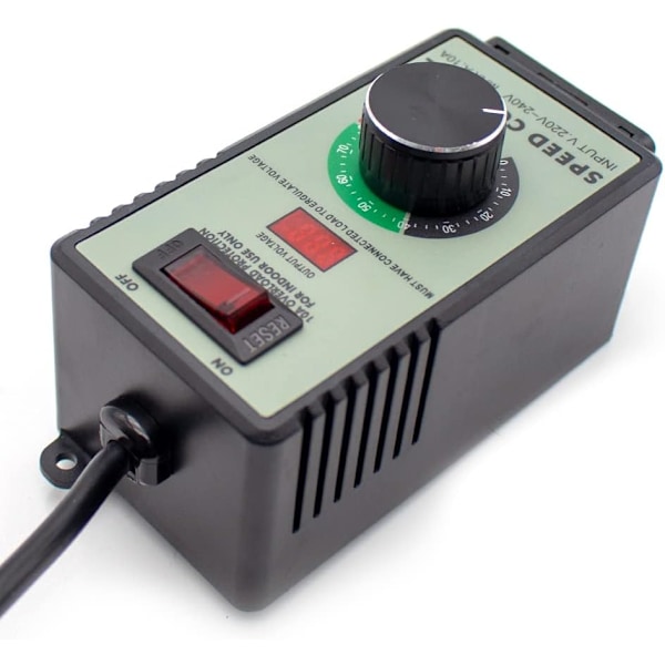 Hastighetsregulator, Elektronisk Digital Display Guvernör, Lämplig för Handborr/Polermaskin/Blåsare, Steglös Hastighetskontrollbrytare (WF-830A)