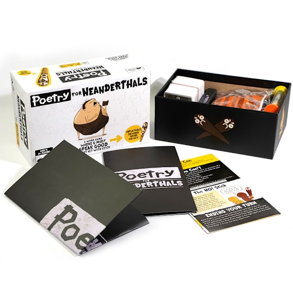 Exploding Kittens LLC Runoelma neandertalilaisille, perhekorttipeli f