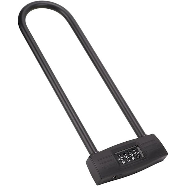 Til cykel, 20 mm - Robust Lås - 1,2 m Lang Sikkerhedskabel Robust Montering & Tyverisikret Nøgle, 4-cifret Kombinationsadgangskode Lås til Cykel (350*112