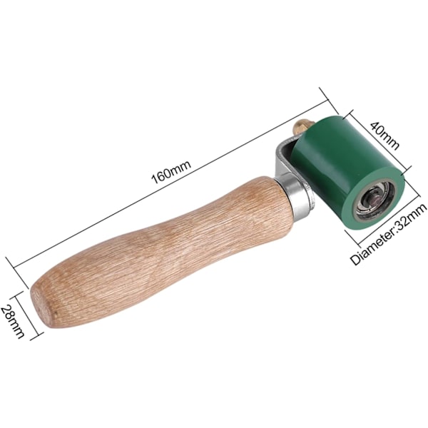 Silikoninen sauma käsipaine rulla, 40mm ammattimainen tapetti rulla kumi sauma rulla korkea lämpö silikonirulla