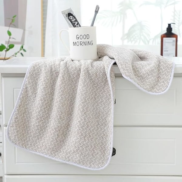 Mikrofiber Mjuka Handdukar Badrum Superabsorberande Handdukar för Hår Spa, S