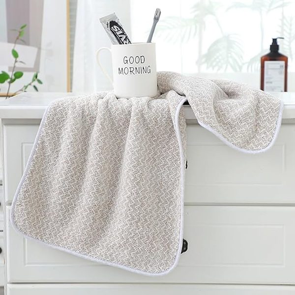 Mikrofiber myke håndklær bad superabsorberende håndklær for hår spa, S